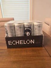 ECHELON Energy Drink White Phosphor Goth Girl Spit 12pk 12oz Cans picture