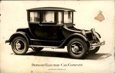 Detroit MI Detroit Electric Car Advertising c1930 Real Photo Postcard bhn picture
