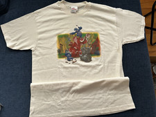 NWOT Rare The Disney Store Disney Tarzan White Graphic T-Shirt Adult Size Large picture
