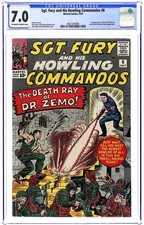 Sgt. Fury #8 CGC 7.0 1964 4621244004 picture