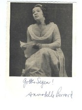 ORIGINAL AFRICAN AMERICAN OPERA AUTOGRAPH SOPRANO ANNABELLE BERNARD NEW ORLEANS picture