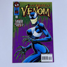 Venom Sinner Takes All #3 (1995) 1st She-Venom Bride of Venom Marvel Comic picture