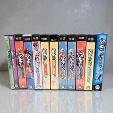Sims2 Original Game&Expansion Packs PC Bundle of 12 Holiday Time, Pets, Free... picture