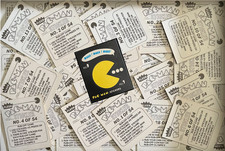 1980 Fleer Pacman Pac Man Sticker No Eyes Black Back ~Pick A Sticker~ picture