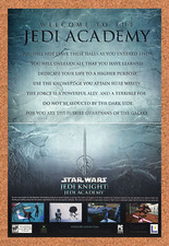 Star Wars Jedi Knights Academy Xbox Original 2004 Ad - Video Game Promo picture
