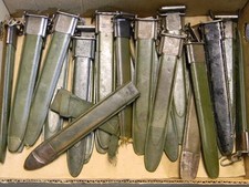 SUPER DEAL GARAND SCABBARD USM7 VARIOUS MARKING VERY POOR CONDITION SOLD AS IS. picture