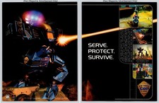 Future Cop LAPD Electronic Arts Mech Patrol Combat 1998 2Page Advertisement picture