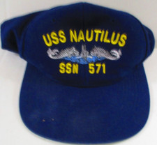 USS Nautilus SSN 571, Navy Blue Ball Cap, Snapback picture