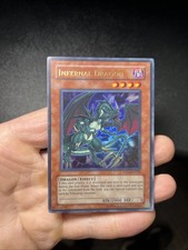YuGiOh Infernal Dragon Ultra Rare Unlimited Edition LP DP04-EN010 picture