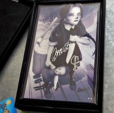 D.O.L.S #4 - GREGBO - BLACK METAL SIG VARIANT w/Case - WEDNESDAY Adams #4/5 picture