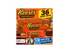 36 Packs of Reese's Peanut Butter Cups 1.25oz (1 New Box) - BEST BY: JULY 2027 picture
