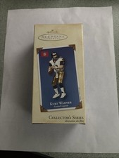 2002 Kurt Warner Hallmark NFL Keepsake Christmas Ornament NEW IN BOX picture