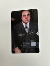 Al Capone Hair Strand Lock Relic Mafia Chicago Gangster Gang DNA Card picture