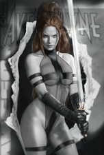 Avengelyne #1 Shikarii NYCC Full Body Color Splash Variant Cover Image Comics picture