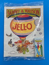 Jello Sammy & Watson Activity and Coloring Book 1992 New Sealed - w/crayons picture