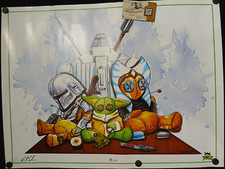 Voodoo Doodz Star Wars Print Signed and Serialized 19/100 18