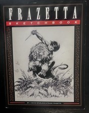 Frank Frazetta Sketchbook Vol 1 Softcover Vanguard David Spurlock OOP Very Good picture