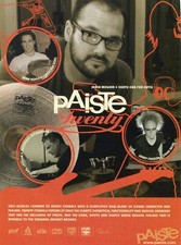 2009 Print Ad Paiste Twenty Drum Cymbals w Jason McGerr Ryan Hoyle Karl Latham picture