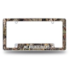 Rico Industries Milwaukee Bucks Mossy Oak License Plate Frame picture