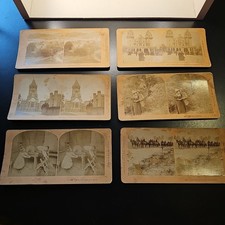 Lot Of 6 Kilburn Brothers / B. W. Kilburn Stereoview Cards 1892 - 1896  picture