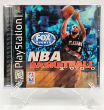 NBA Basketball 2000 Fox Sports - (PS1, 1999) *CIB w/ Reg Card + Case Protector*  picture