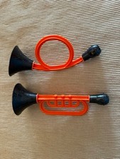 Spec-Toy 1950s Horn and Trumpet, Hallowen colors Orange and Black picture