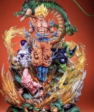 23CM Dragon Ball Z Super Saiyan Goku Figure – Premium Anime Collectible PVC Stat picture