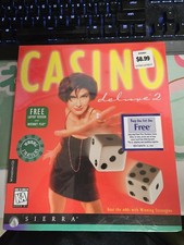 Casino Deluxe 2 PC 1996 Windows 3.1 / 95 CD-ROM Sierra **BRAND NEW** BIG BOX picture