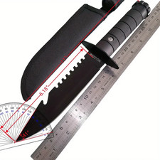 Ultra-Sharp Multi-Function Fixed Blade Tactical Knife - High Hardness All-In-One picture