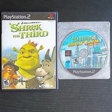 PS2 Shrek Dual Pack- 2 Games: Shrek The Third & Smash N' Crash Racing (Tested) picture