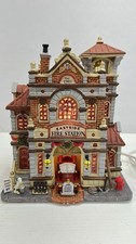 Lemax “Eastside Fire Station” Caddington Village 15262 Retired In 2011 NEW  picture