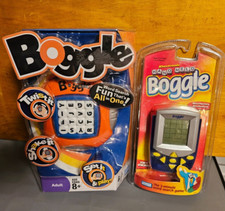 NEW LOT (2) BOGGLE Games HANDHELD Electronic FAMILY Hasbro TWIST SHAKE Compact picture