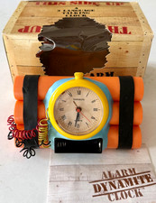 RARE Vintage Team Concepts Dynamite Alarm Clock Original Box Manual AS-IS picture