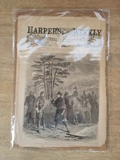 1863 Harper’s Weekly AUTHENTIC February 14 Issue  COMPLETE- Civil War Gettysburg picture