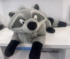 Disney Mattel Vintage 1995 88cm Meeko Plush Raccoon Pocahontas Stuffed Animal  picture
