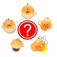 Shiba Inu Dog Bread Bakery Gashapon Japanese Mini Figure Blind Box Keychain Toy picture