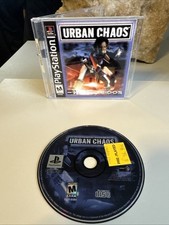 Urban Chaos (Sony PlayStation 1) Aftermarket Case, Authentic Disc. Very Clean picture