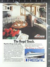 1988 AD -- Regal Marine Ind Commodore 320 360 Interior shot Boat Yacht 1989 1990 picture