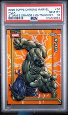 2026 TOPPS CHROME MARVEL COMICS #50 HULK 7/25 PSA 10 picture