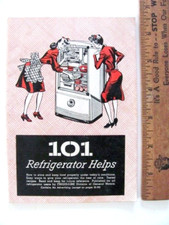 WWII WW2 ERA 101 REFRIGERATOR HELPS, 1944, FRIGIDAIRE DIV OF GENERAL MOTORS,NICE picture