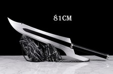 Ichigo Zangetsu Sword Bleach Carbon Steel Katana 97cm Cosplay Collectible picture