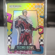 Tom Brady-Sevenring 1st Edition Tecmo Bowl Bo Jackson Battle Arena Steel#RD600 picture