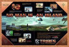 1998 Starsiege Tribes PC Original Advertisement / Retro Promo v9 picture