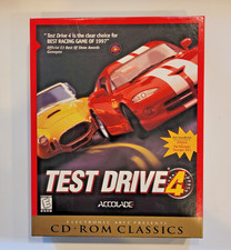 Test Drive 4 (PC, 1998) Big Box CD Rom Classics W/Registration Card picture