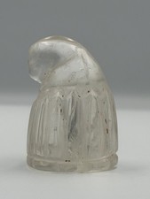 Rare Clear Quartz Horse Chess Piece Hand Carved Rock Crystal Chessman 5.5cm picture