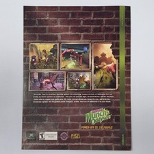 Oddworld Munch's Oddysee Xbox Authentic Magazine Ad picture
