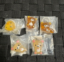 Rilakkuma Clear Mascot Charm Complete Set of 5 From Japan New picture