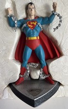 Golden Age 1940 Superman HALLMARK Statue 1996 DC Superheroes Man Of Steel picture