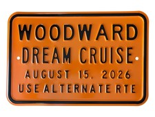 2026 WOODWARD DREAM CRUISE METAL SIGN picture