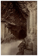 Scotland, Isle of Staffa, Fingal's Cave Vintage Albumen Print Albu Print picture